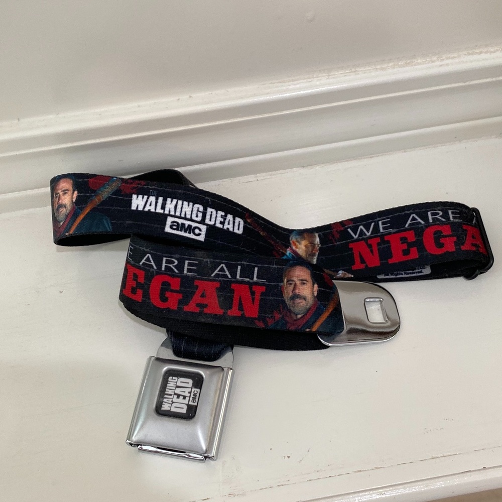 Buckle Down Brand Seatbelt Belt Negan The Walking Dead